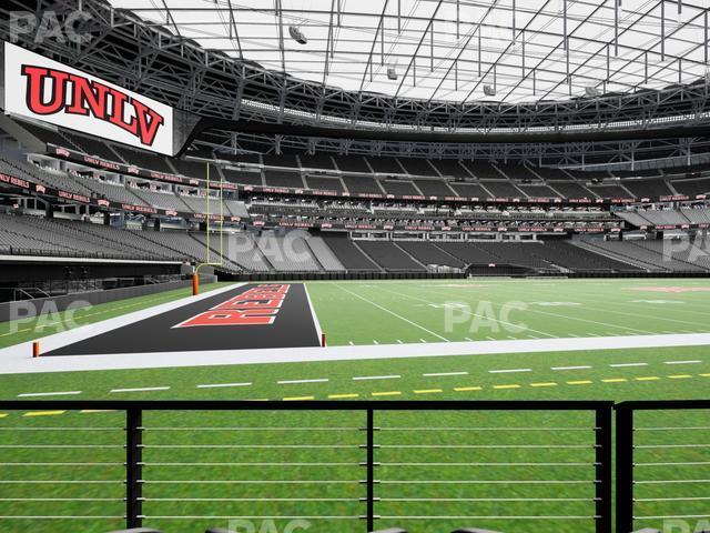 Seating view for Allegiant Stadium Section 139