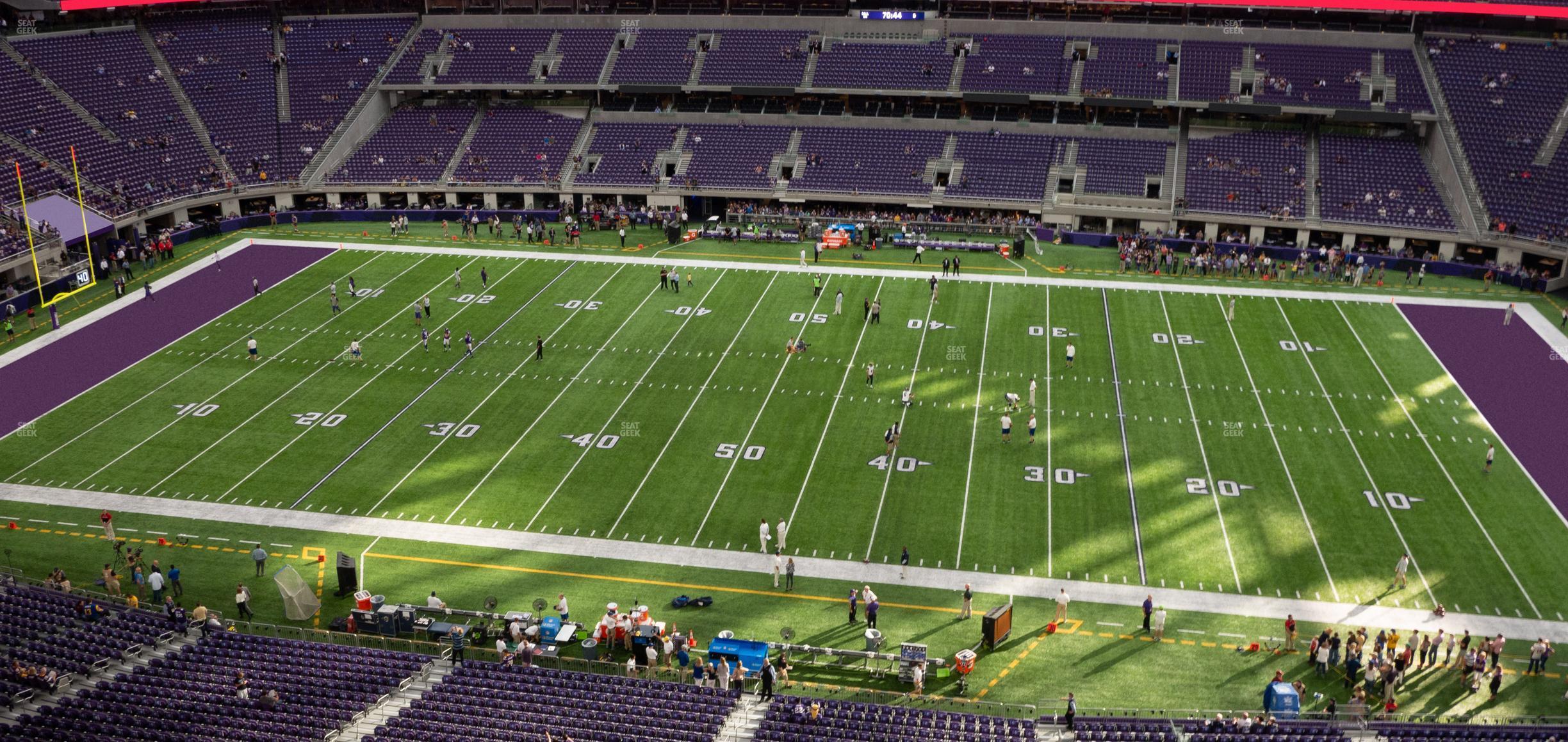 Seating view for U.S. Bank Stadium Section 311