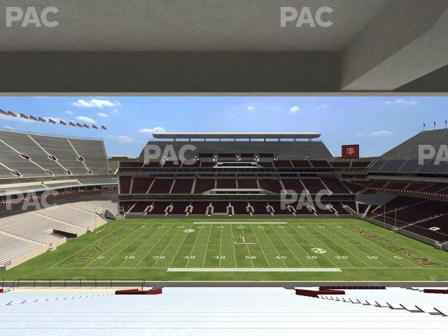 Seating view for Kyle Field Section 235