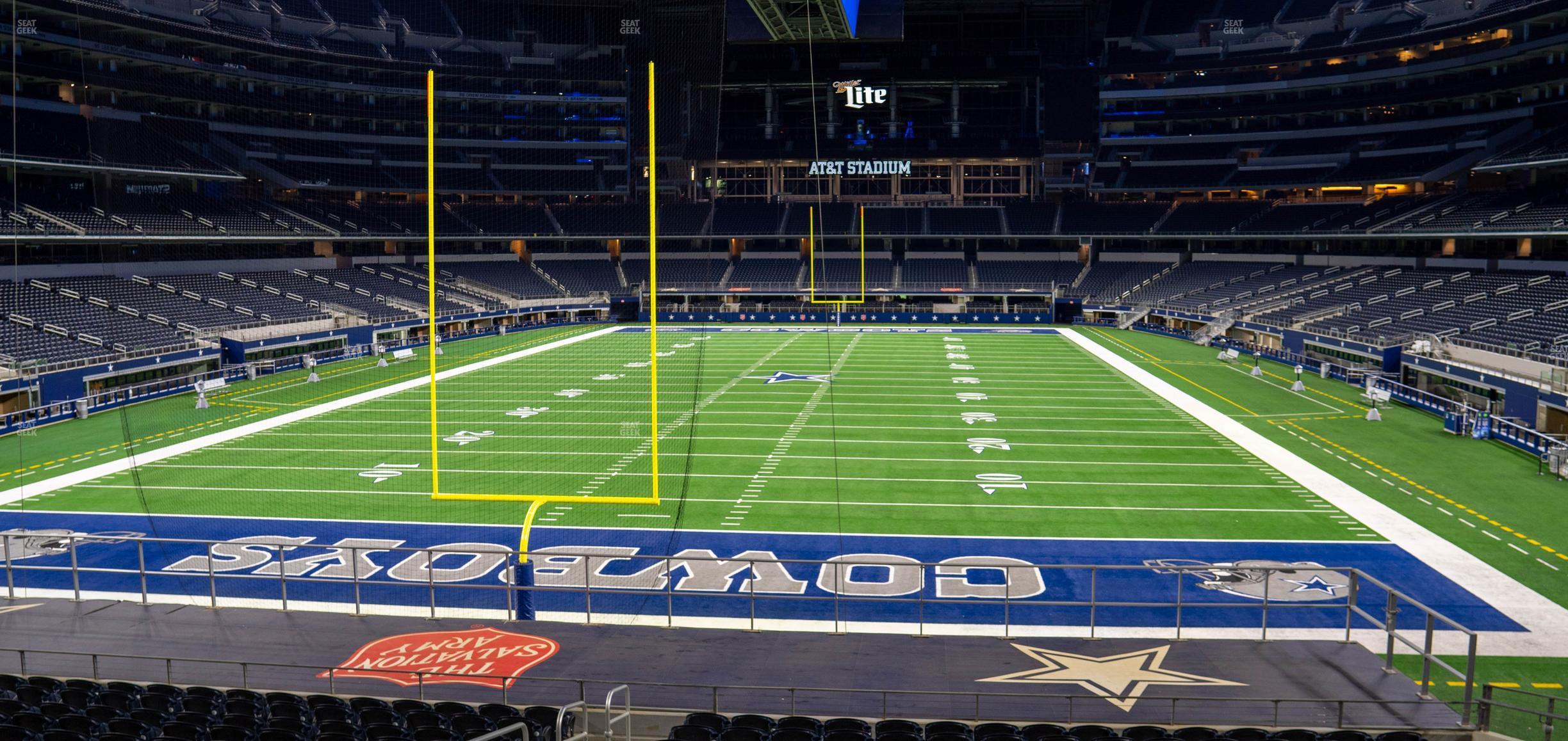 Seating view for AT&T Stadium Section Hall Of Fame Suite 217