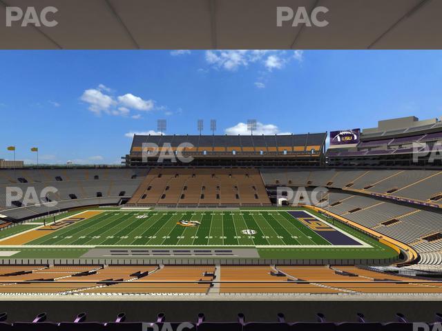 Seating view for Tiger Stadium Section Club 106