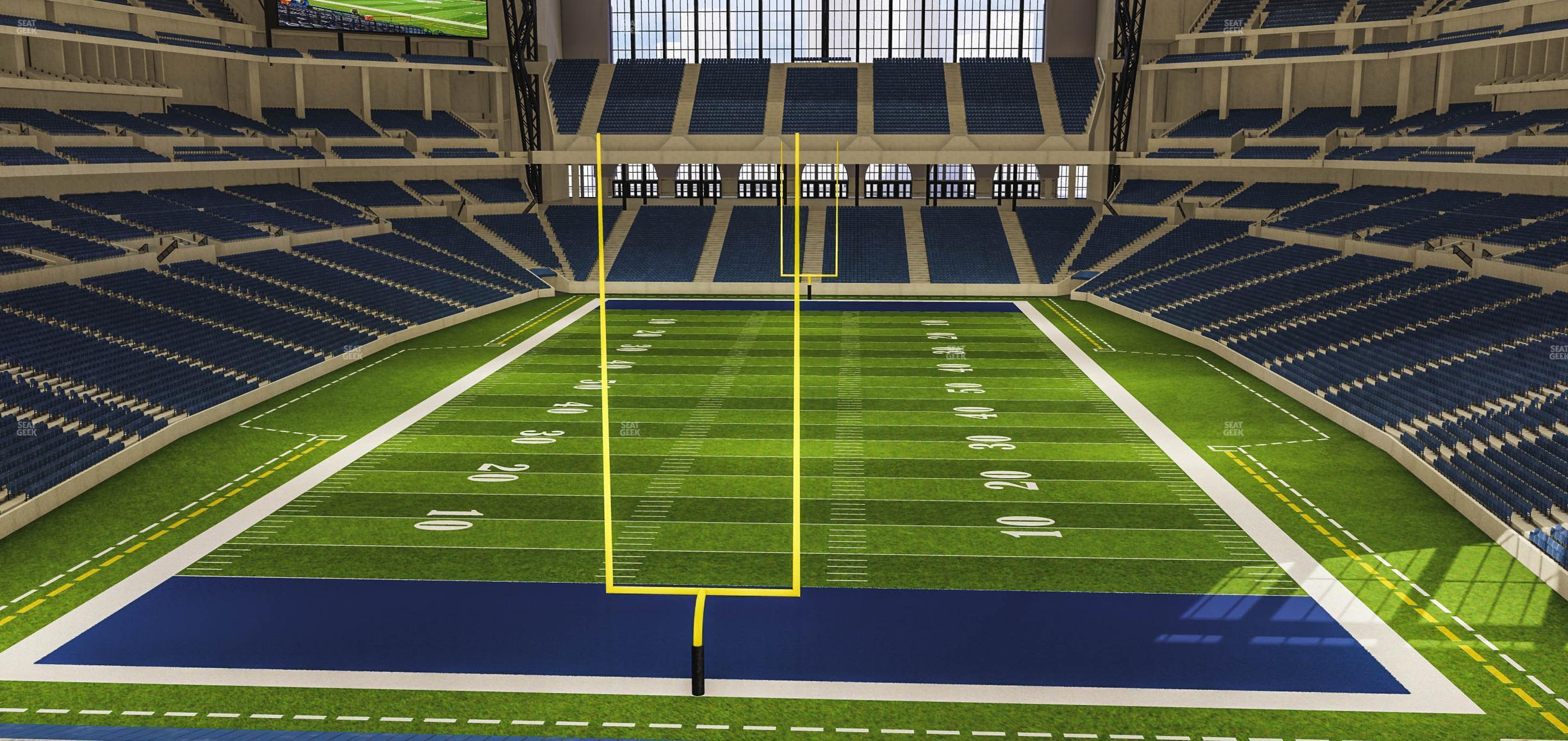 Seating view for Lucas Oil Stadium Section 326