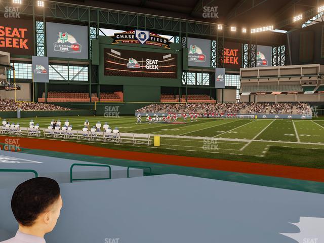 Seating view for Chase Field Section O