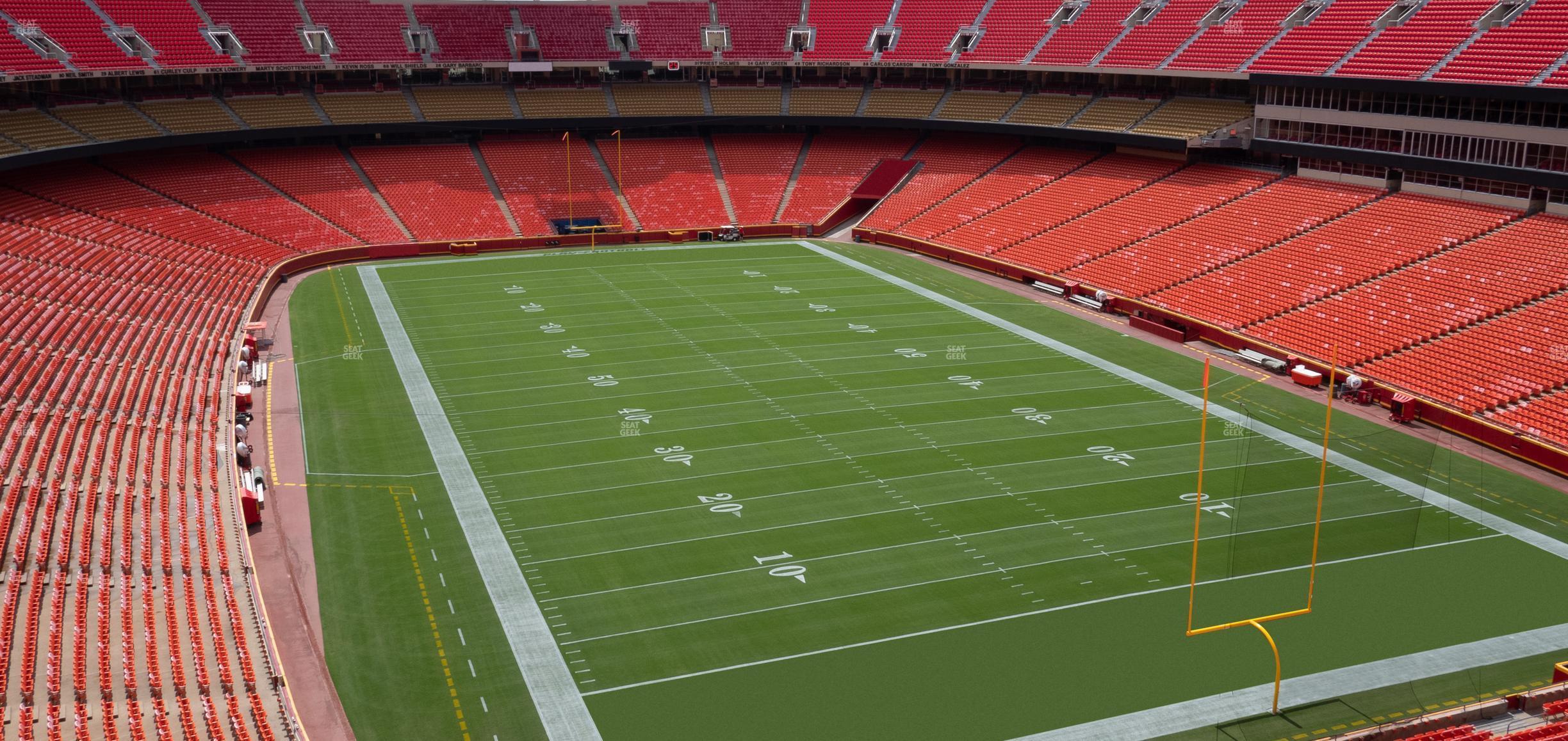 Seating view for GEHA Field at Arrowhead Stadium Section 338