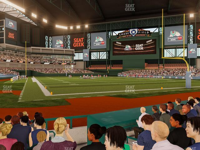 Seating view for Chase Field Section G