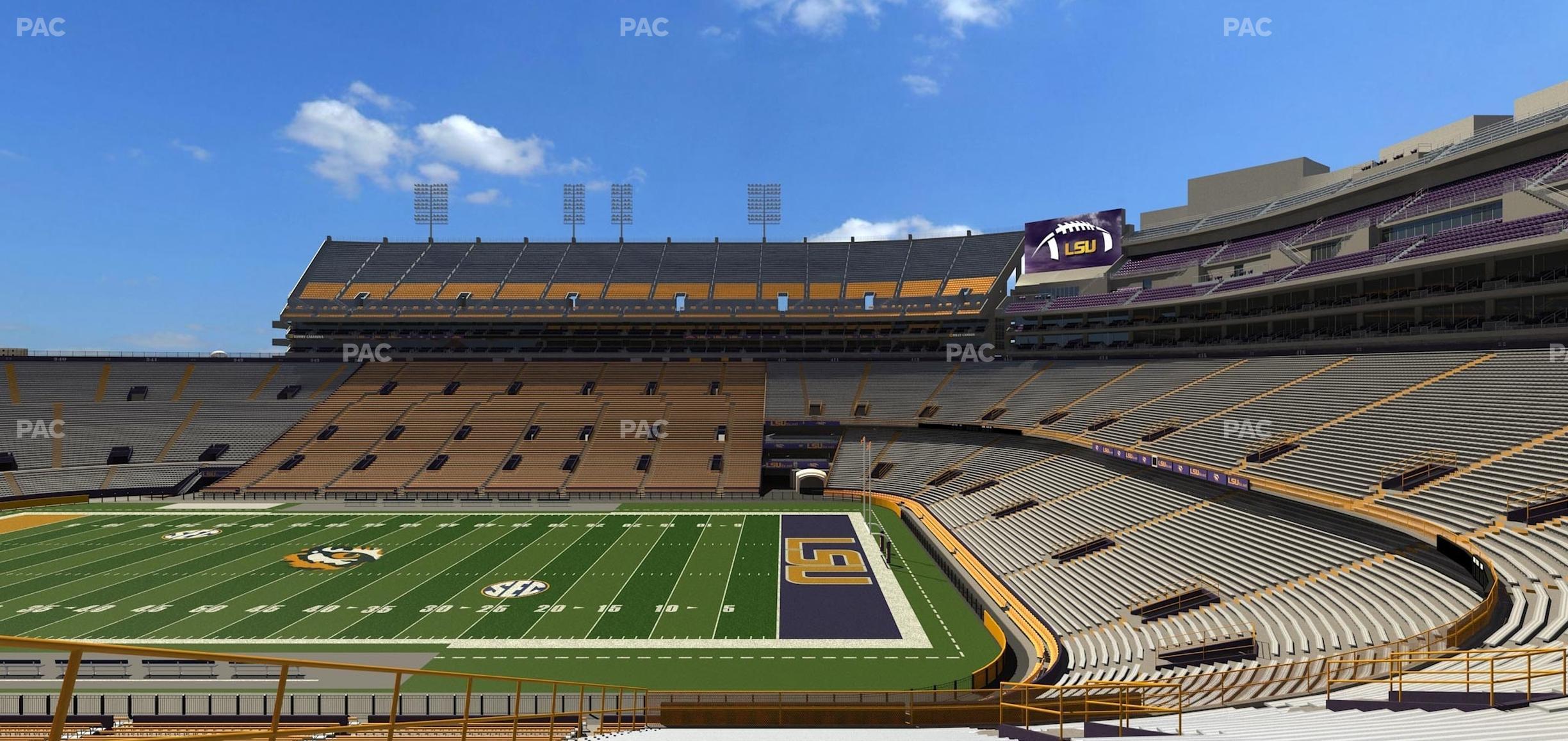 Seating view for Tiger Stadium Section 424