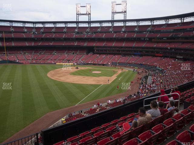 Seating view for Busch Stadium Section Left Field Loge 268