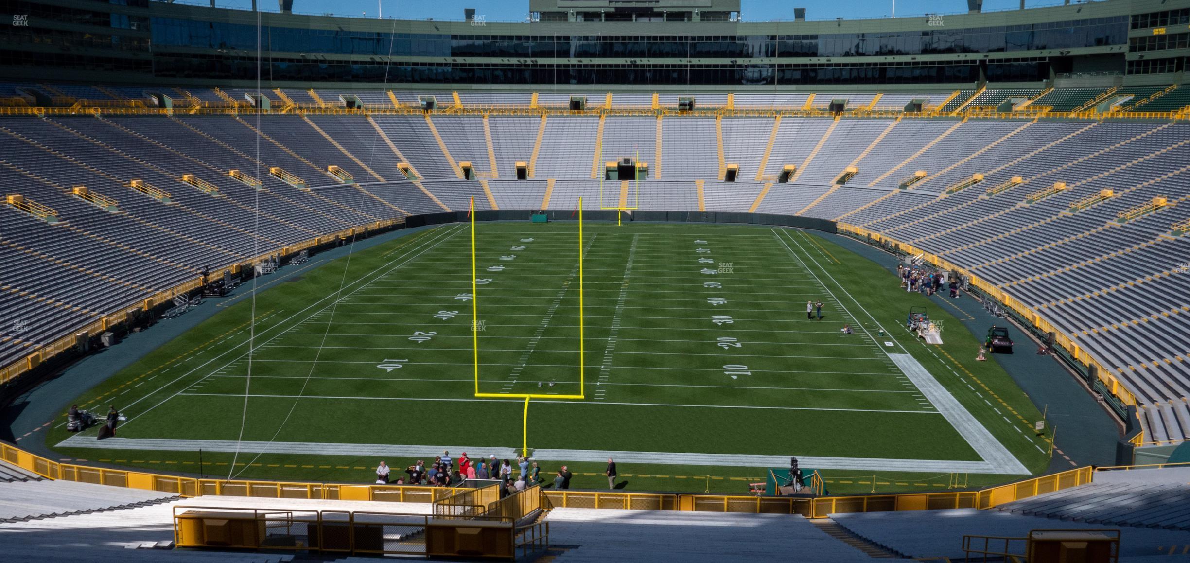 Seating view for Lambeau Field Section 137