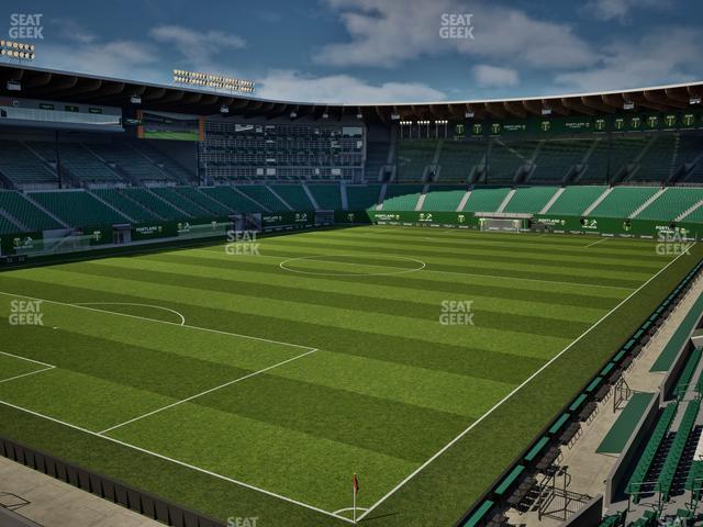 Seating view for Providence Park Section Loge 4