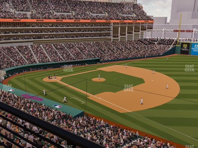 Seating view for Progressive Field Section Suite 313