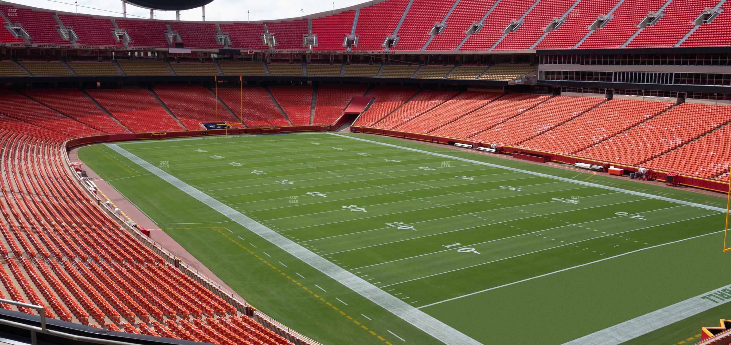 Seating view for GEHA Field at Arrowhead Stadium Section 240