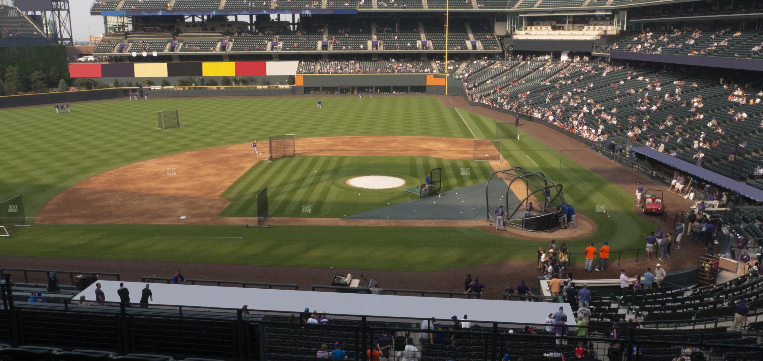 Seating view for Coors Field Section 236