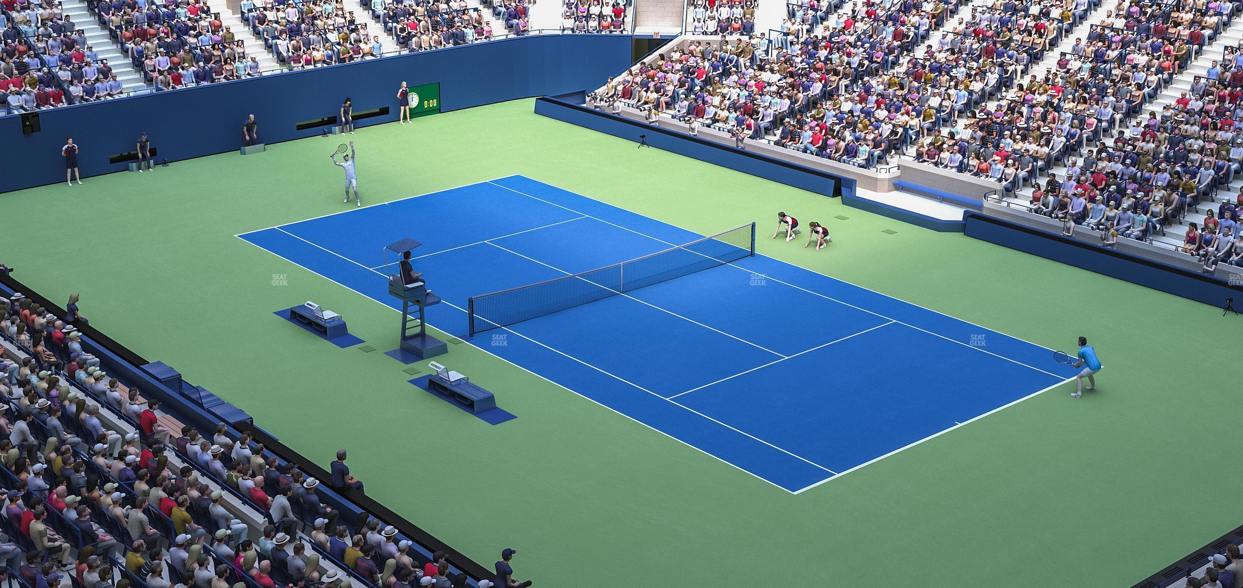 Seating view for Arthur Ashe Stadium Section 133