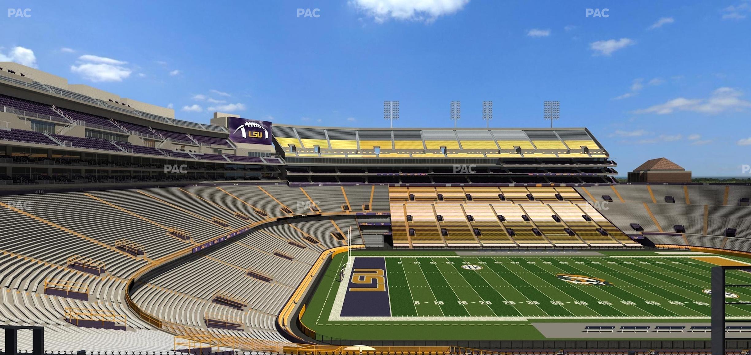 Seating view for Tiger Stadium Section Suite 124