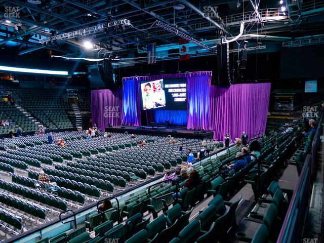 Seating view for Blue Arena at The Ranch Events Complex Section E