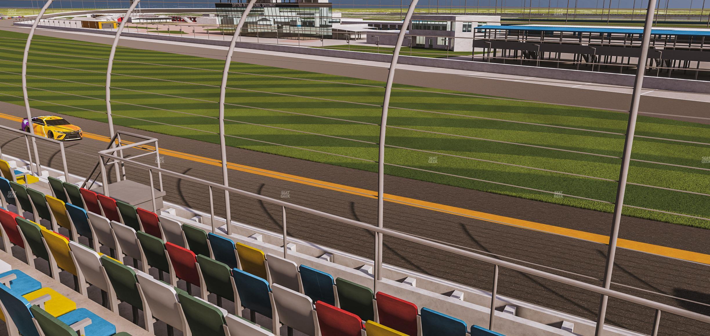 Seating view for Daytona International Speedway Section Front 157