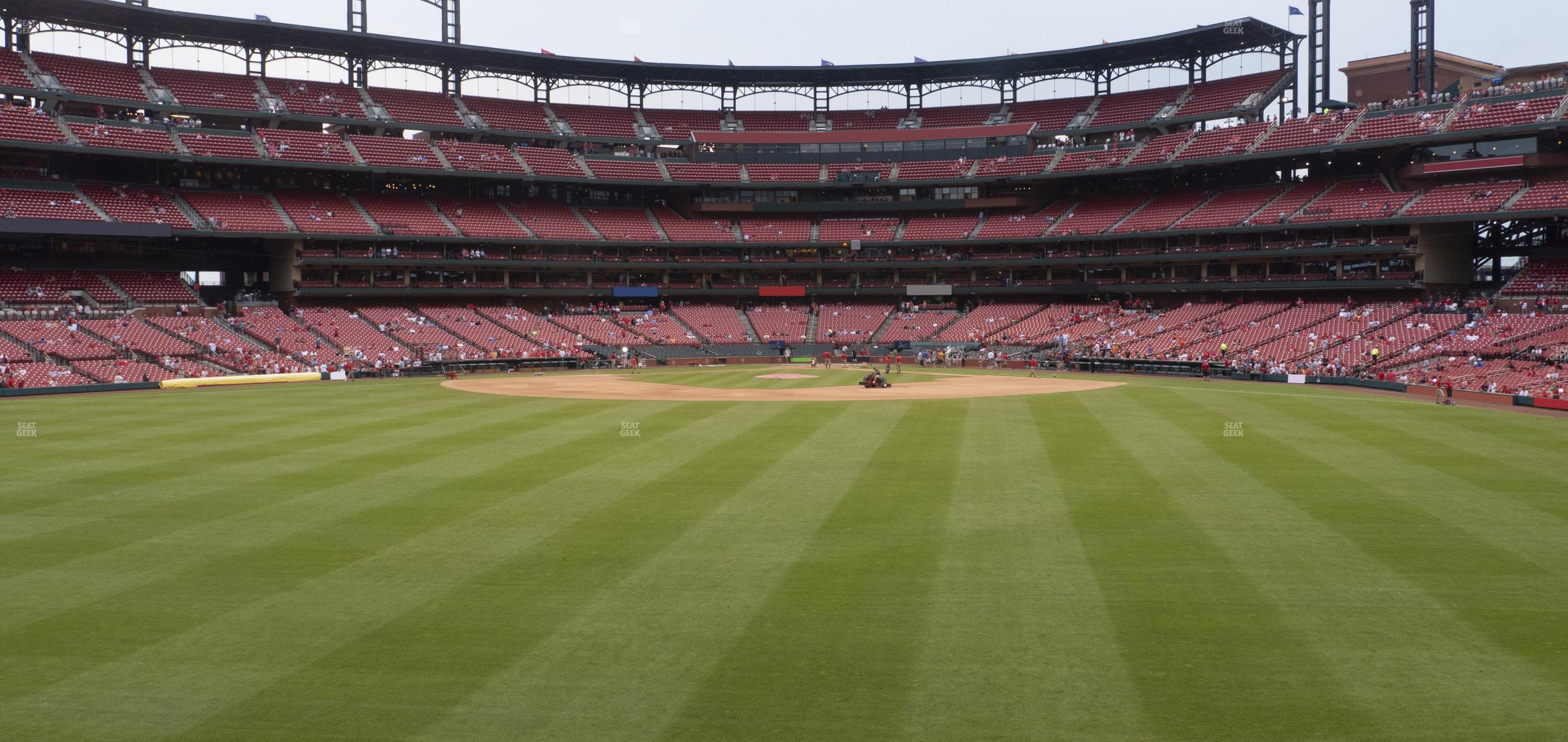 Seating view for Busch Stadium Section Lower Left Field Bleachers 197