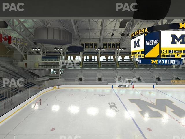 Seating view for Yost Arena Section Champions Box K