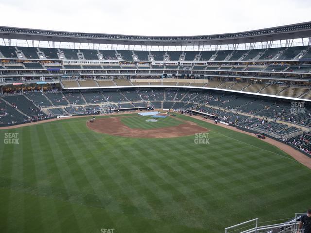 Seating view for Target Field Section 333