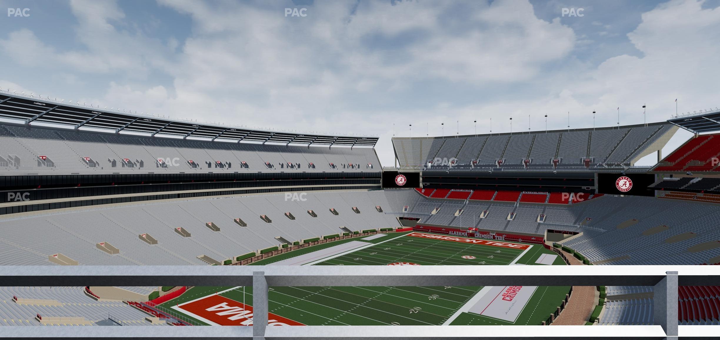 Seating view for Bryant Denny Stadium Section Nn 3