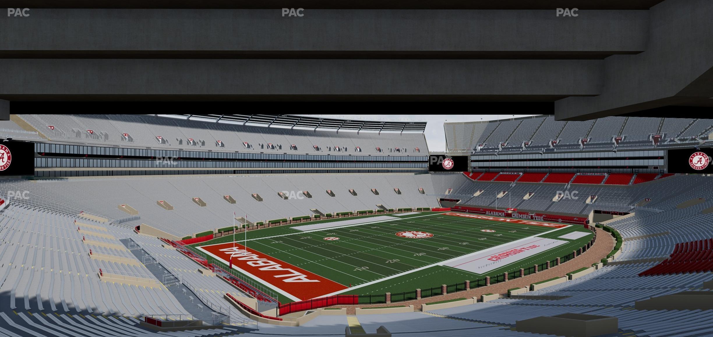 Seating view for Bryant Denny Stadium Section Loge Box 52