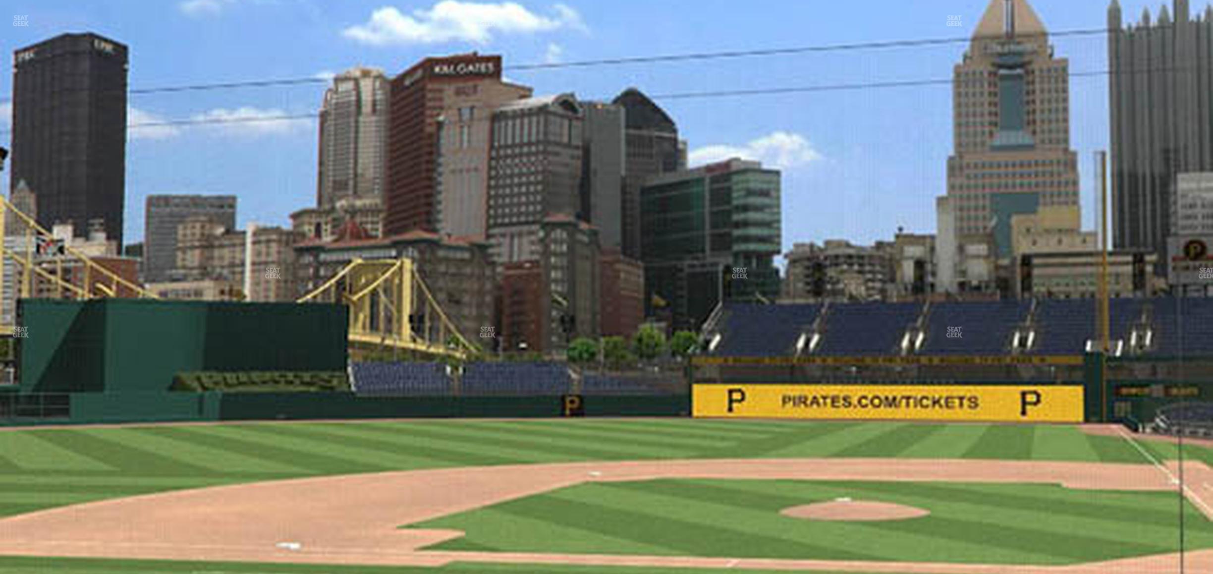 Seating view for PNC Park Section 120