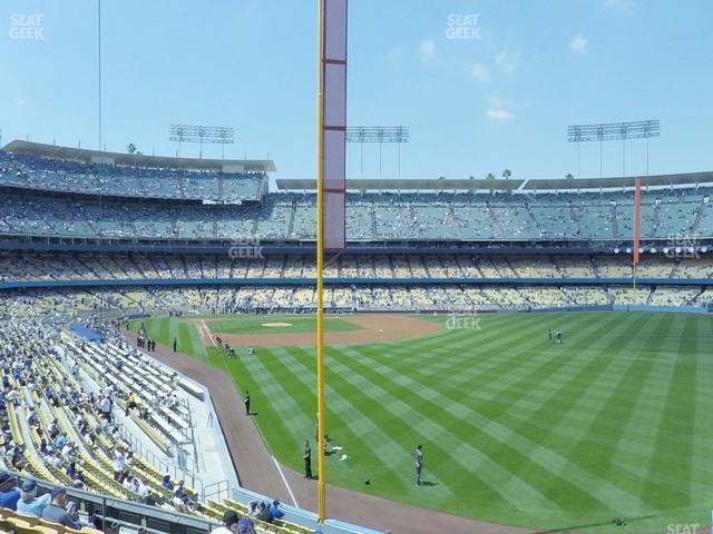 Seating view for Dodger Stadium Section 166 Lg