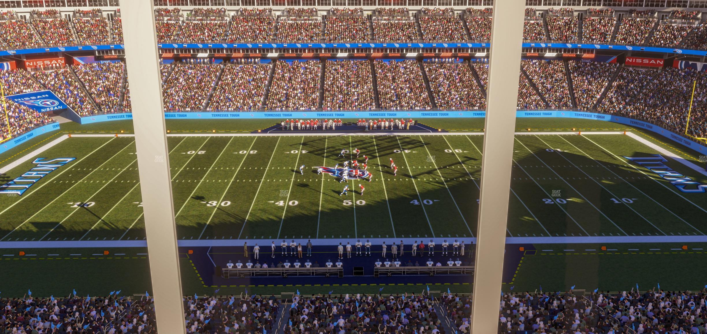 Seating view for Nissan Stadium Section Suite 671 W