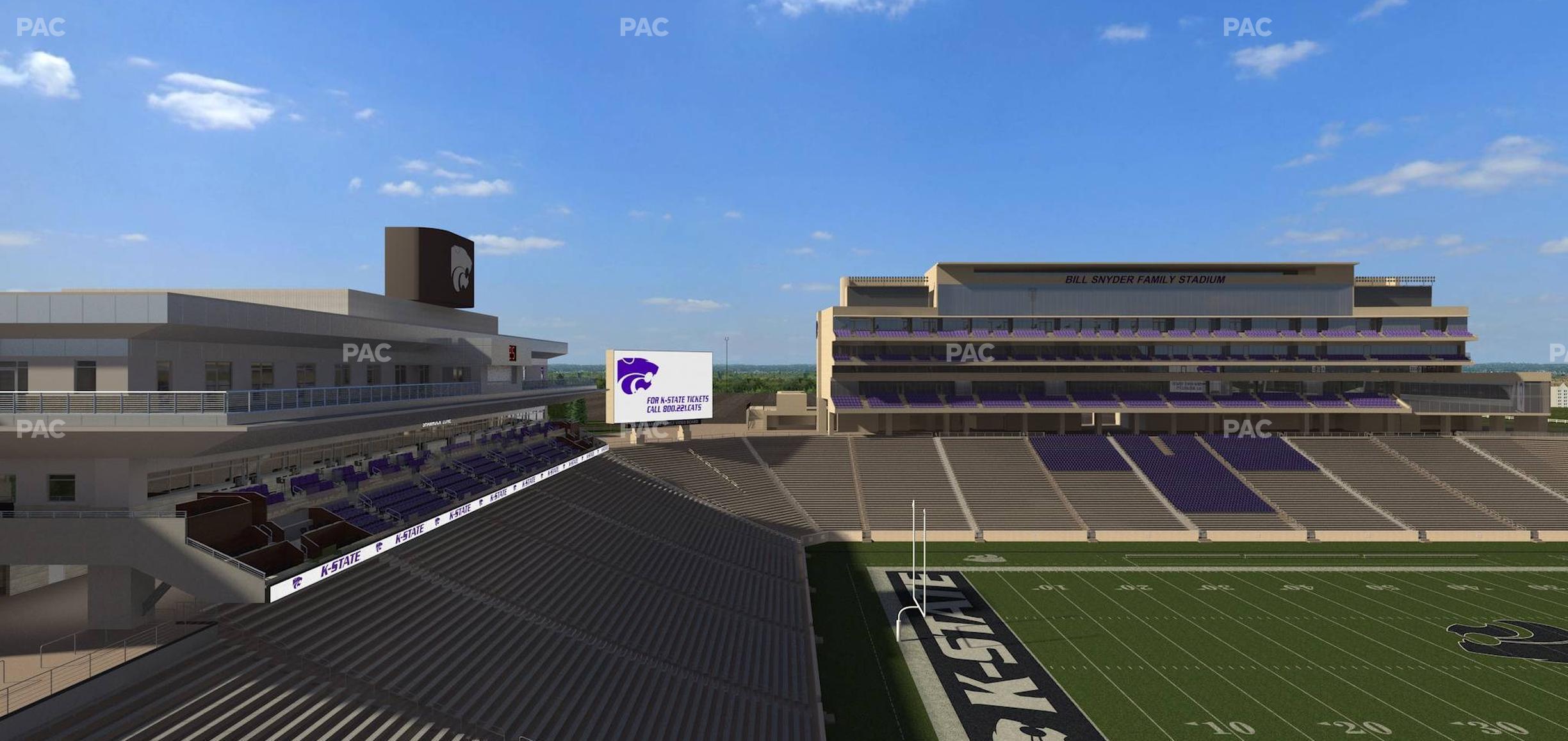 Seating view for Bill Snyder Family Stadium Section 420