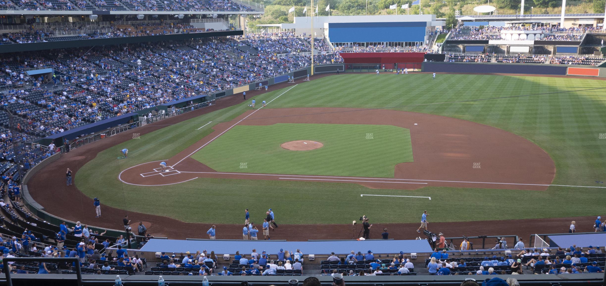 Seating view for Kauffman Stadium Section 316