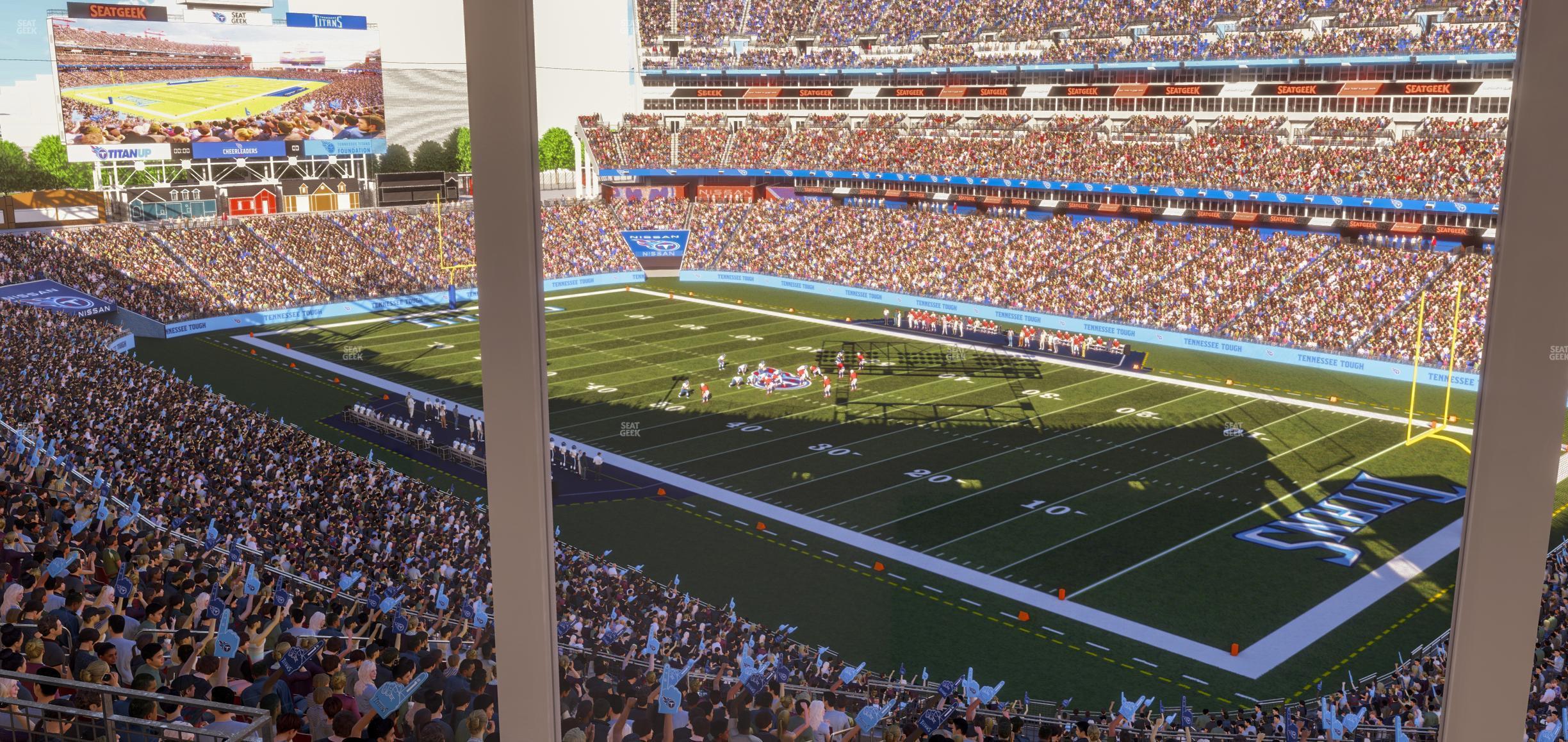 Seating view for Nissan Stadium Section Suite 554 W