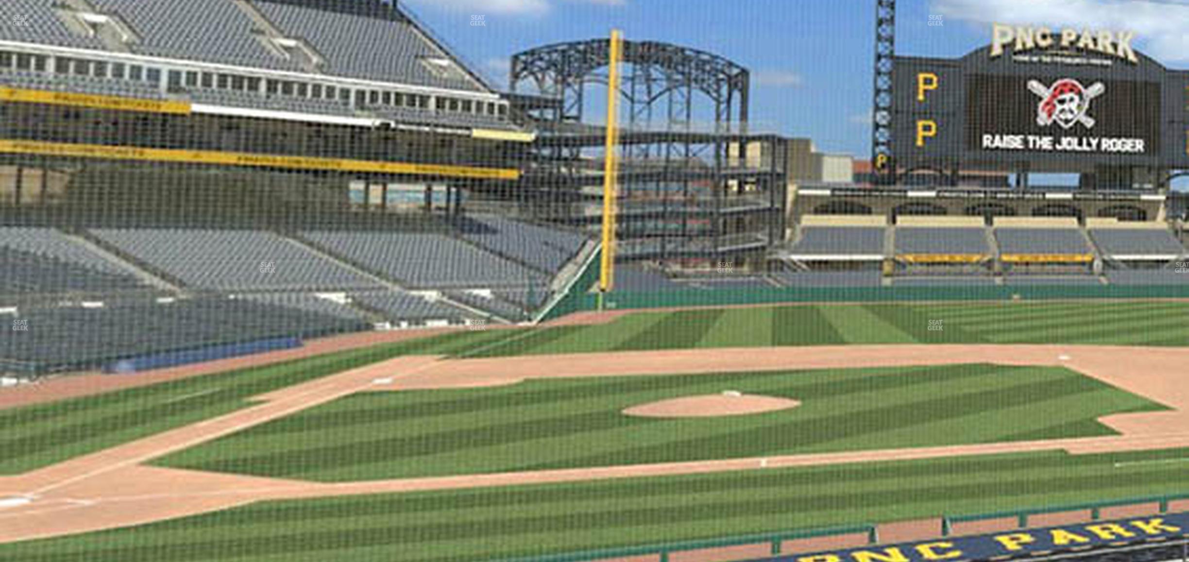 Seating view for PNC Park Section 112