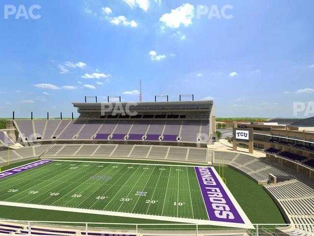 Seating view for Amon G Carter Stadium Section 303