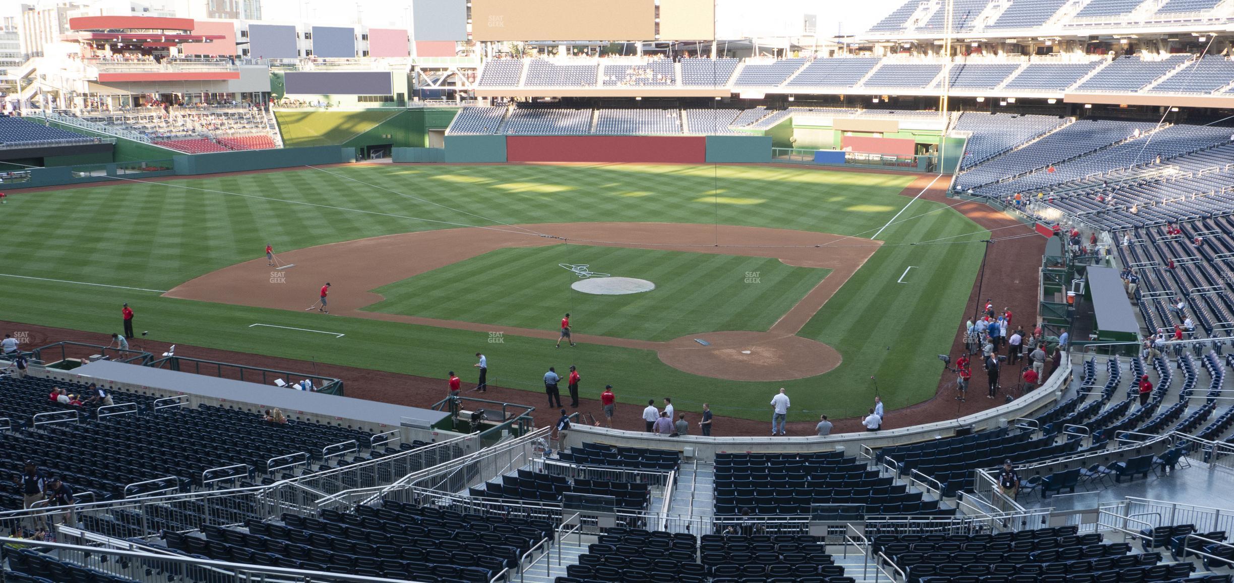 Seating view for Nationals Park Section Fis Champions Club 211