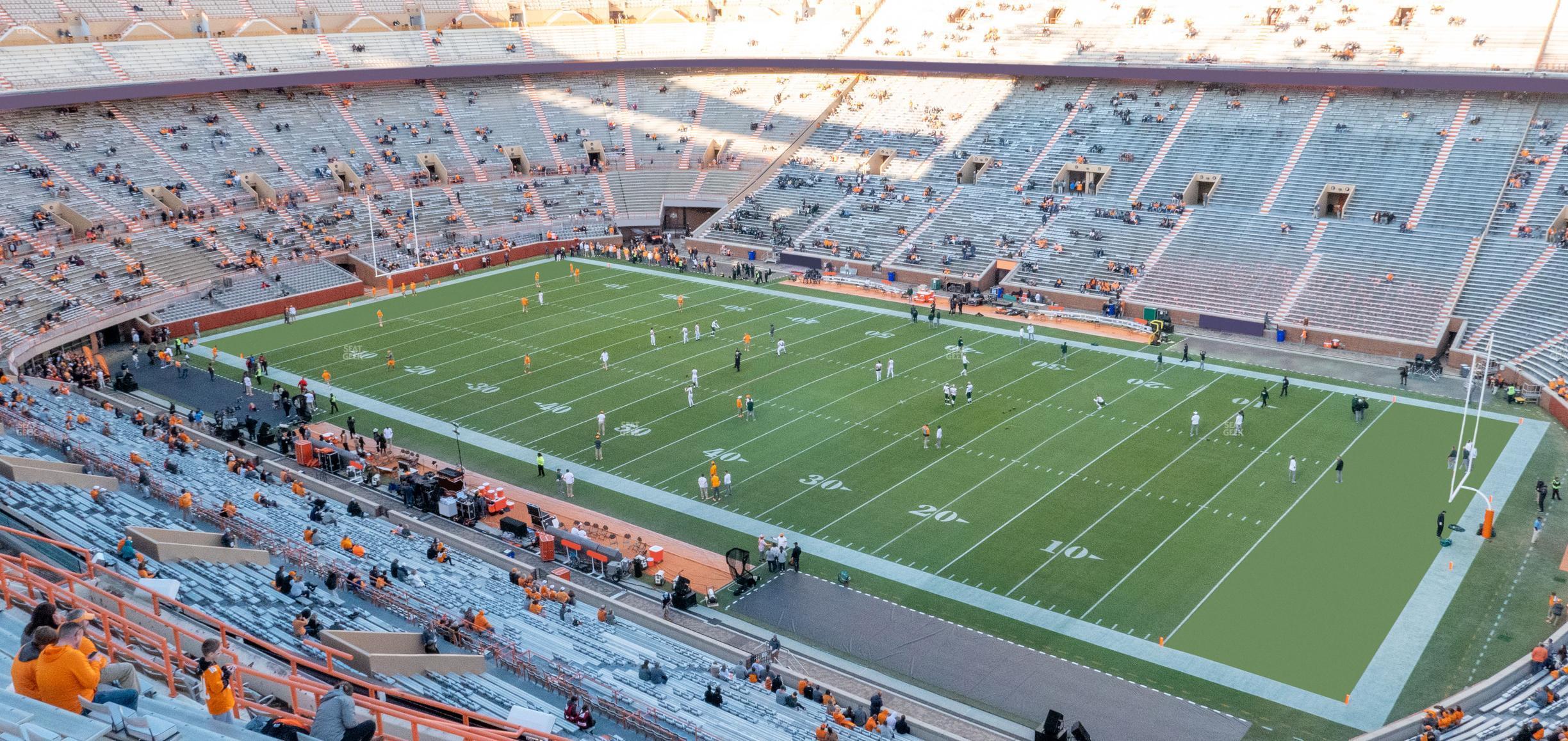 Seating view for Neyland Stadium Section Qq