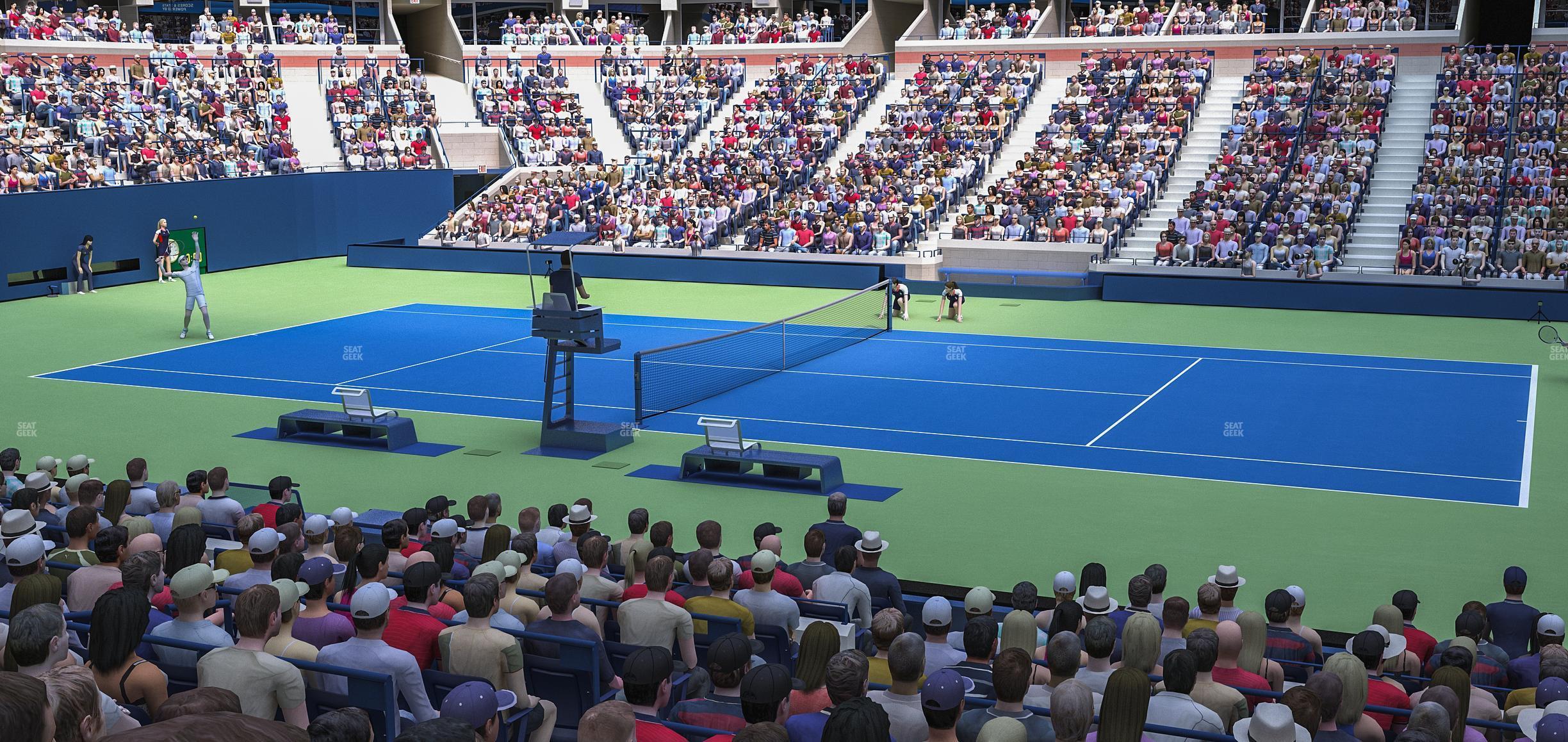 Seating view for Arthur Ashe Stadium Section 57