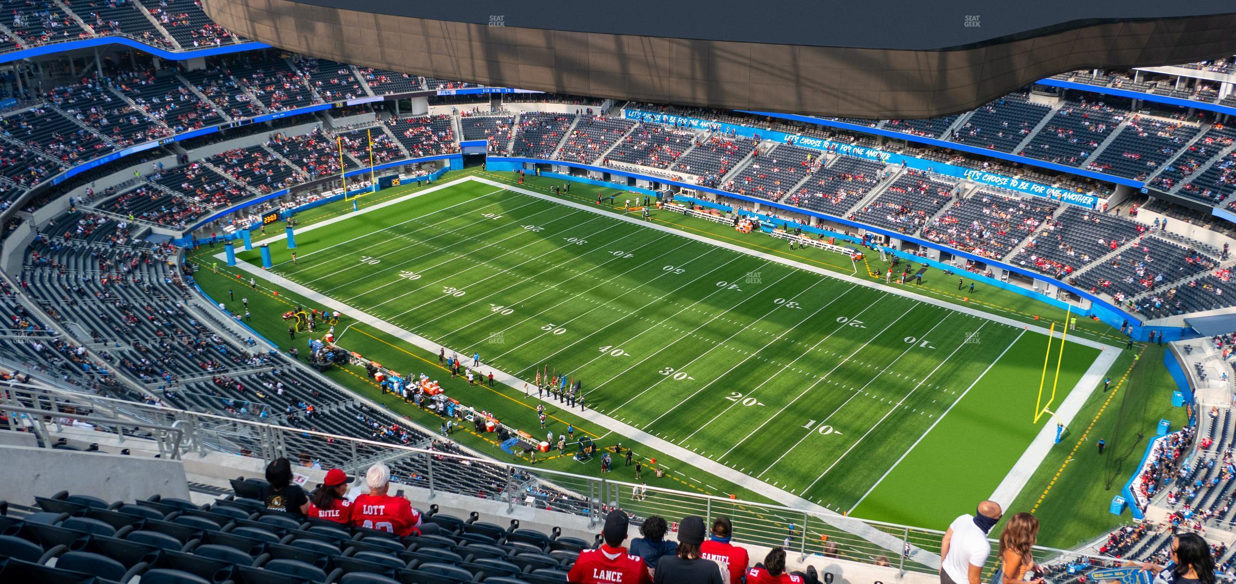 Seating view for SoFi Stadium Section 520