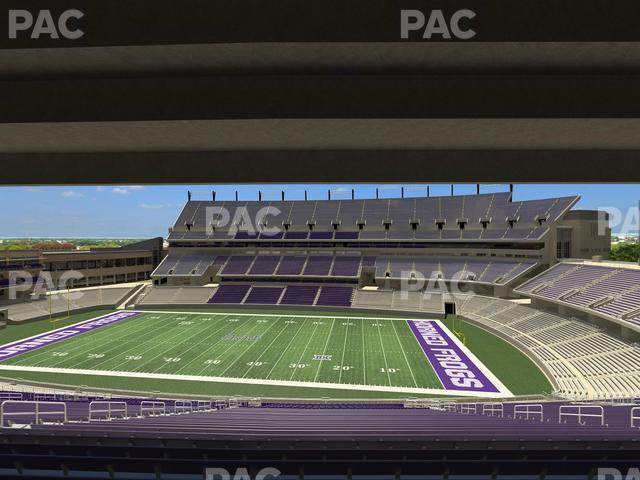 Seating view for Amon G Carter Stadium Section 232