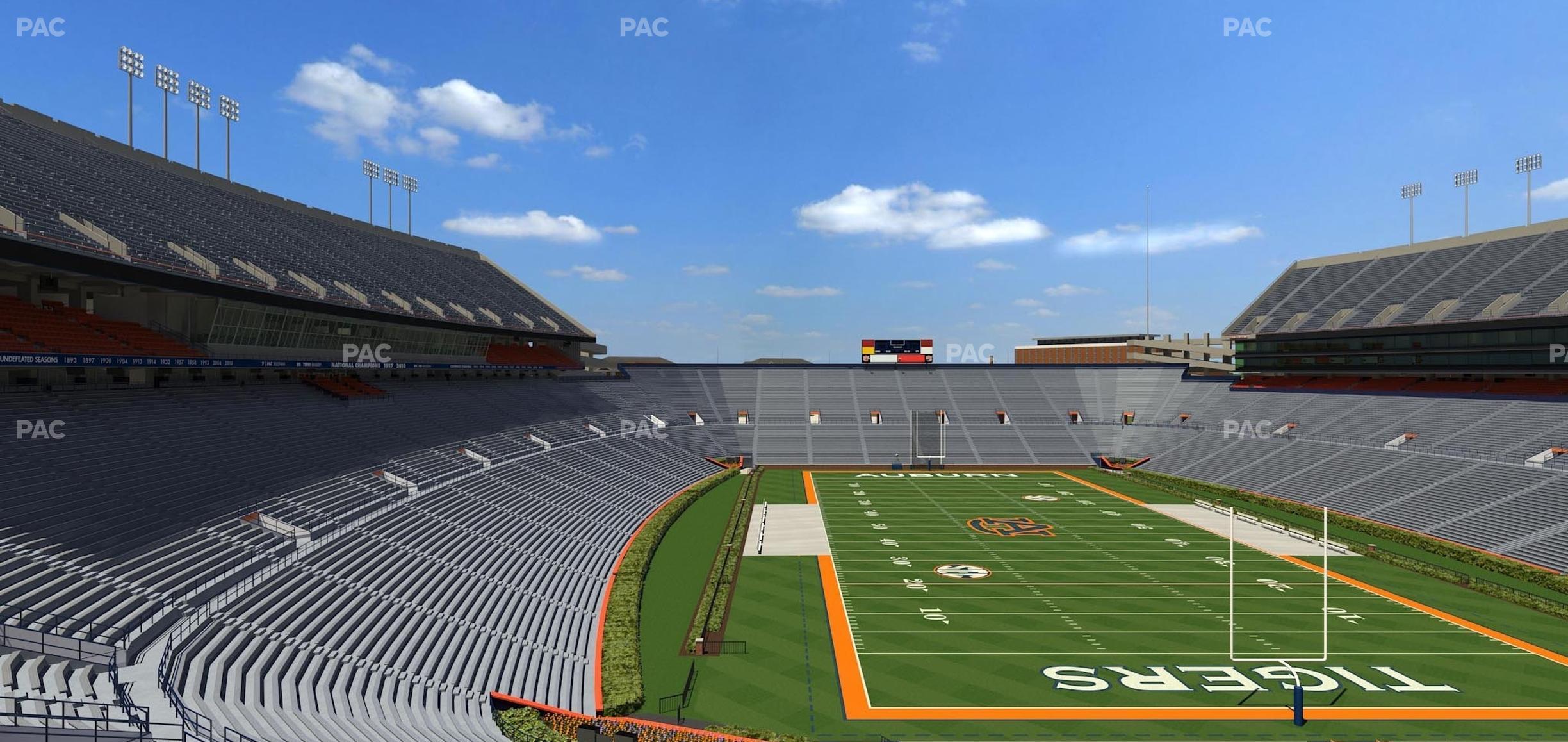 Seating view for Jordan-Hare Stadium Section 15