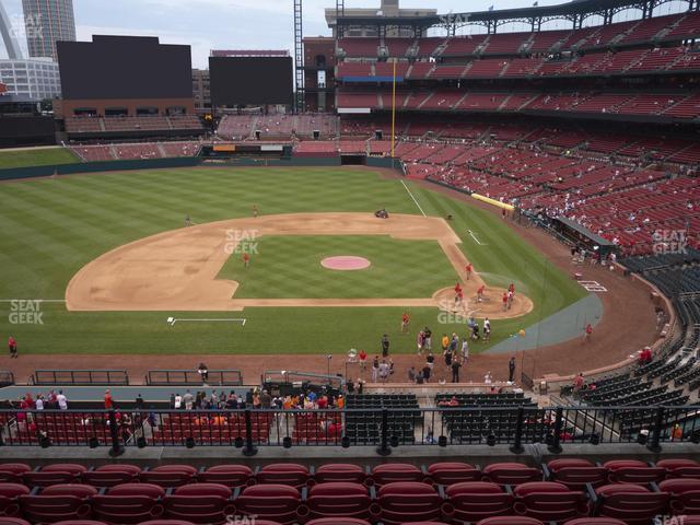 Seating view for Busch Stadium Section Infield Redbird Club 254