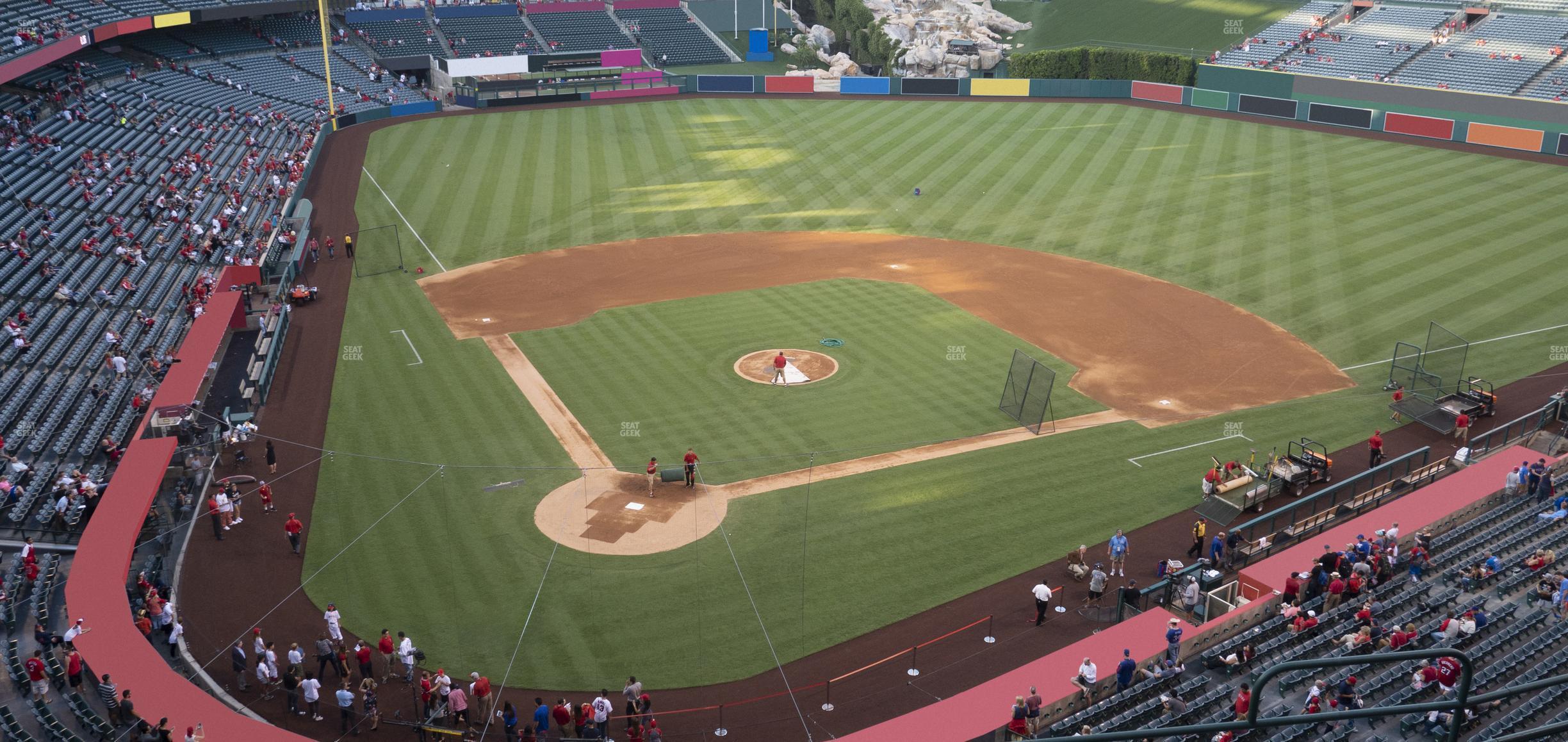 Seating view for Angel Stadium of Anaheim Section 421