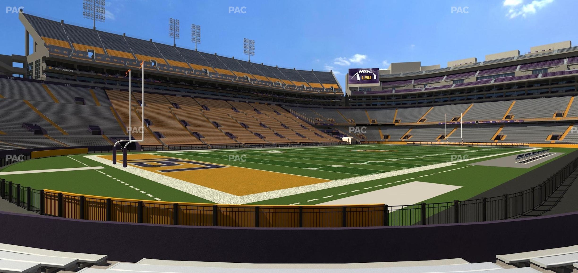 Seating view for Tiger Stadium Section 202