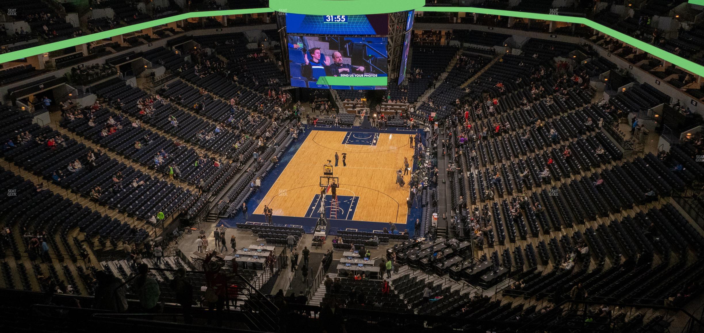 Seating view for Target Center Section 240