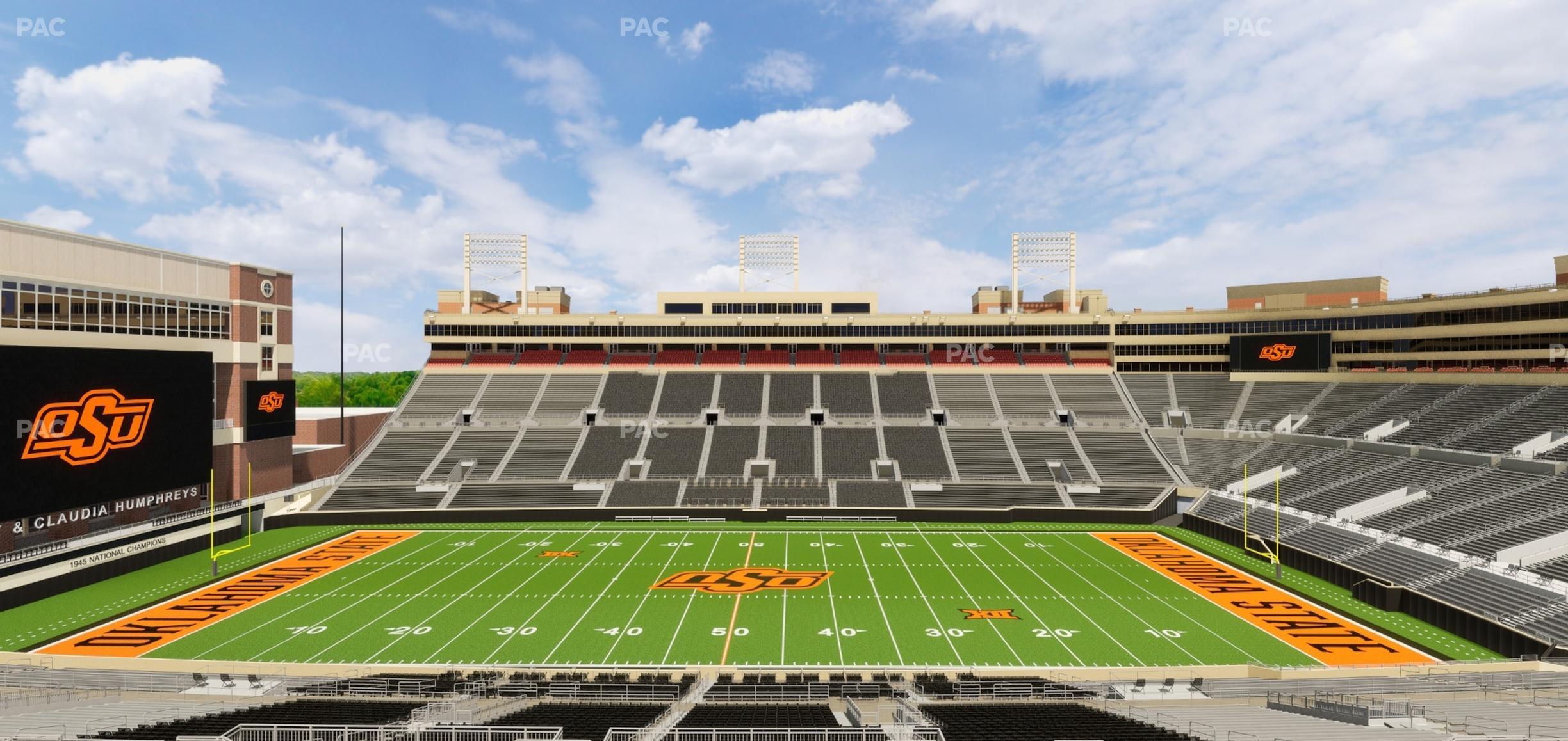 Seating view for Boone Pickens Stadium Section 235