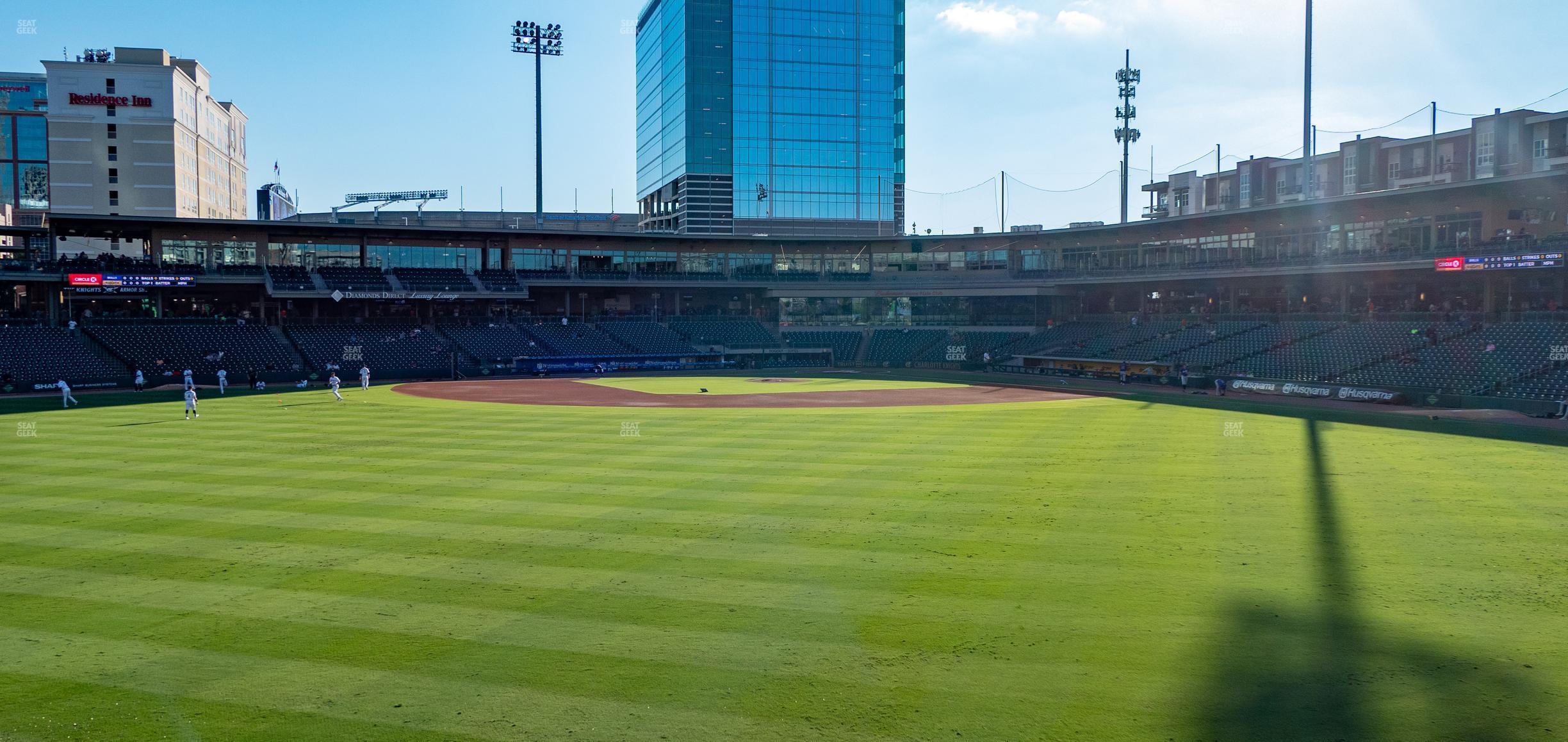 Seating view for Truist Field Section 125