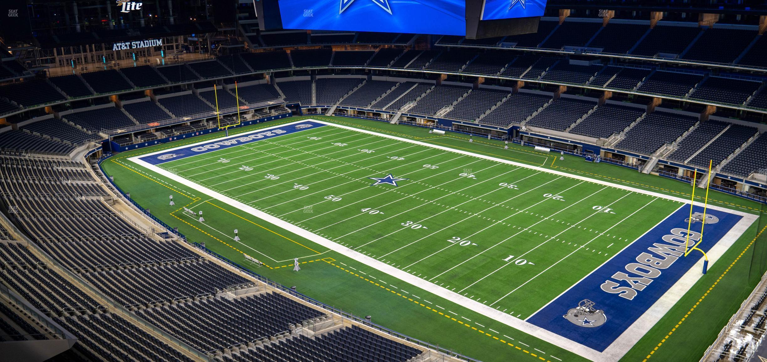 Seating view for AT&T Stadium Section Star Suite 623