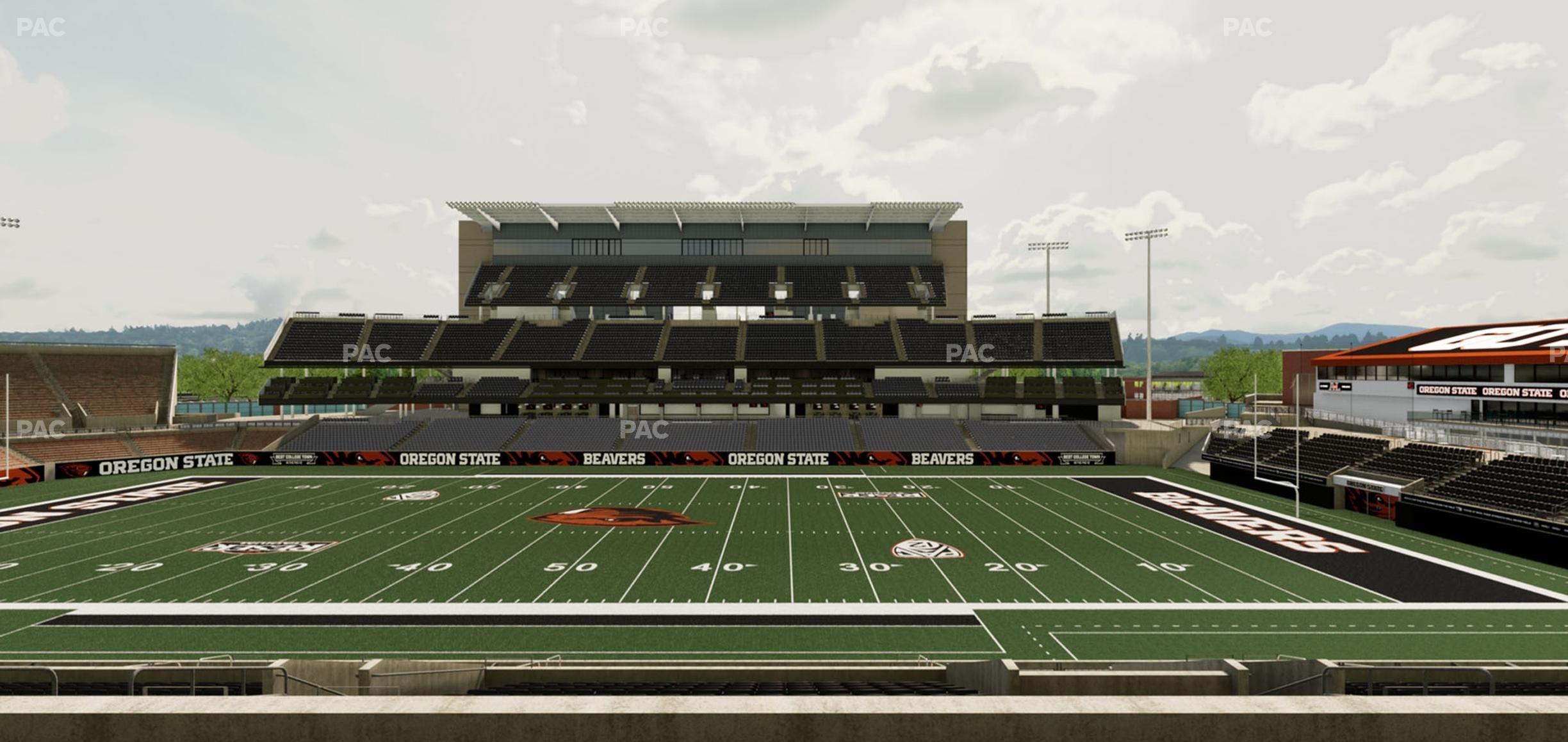 Seating view for Reser Stadium Section 115