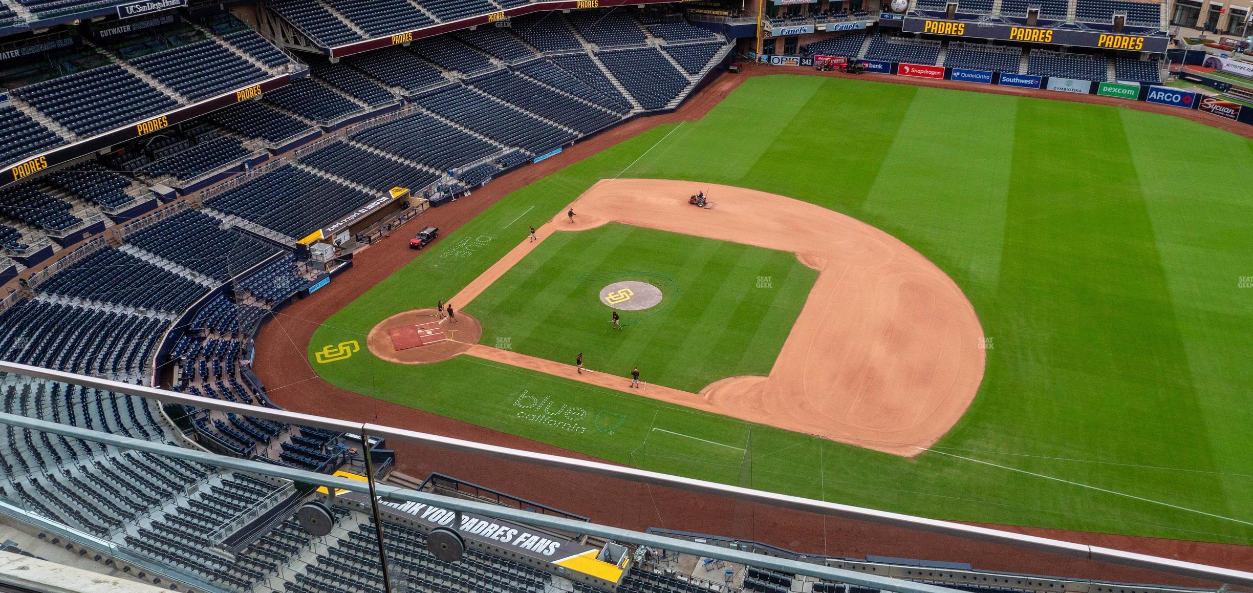 Seating view for Petco Park Section Tower Loft Suite 5