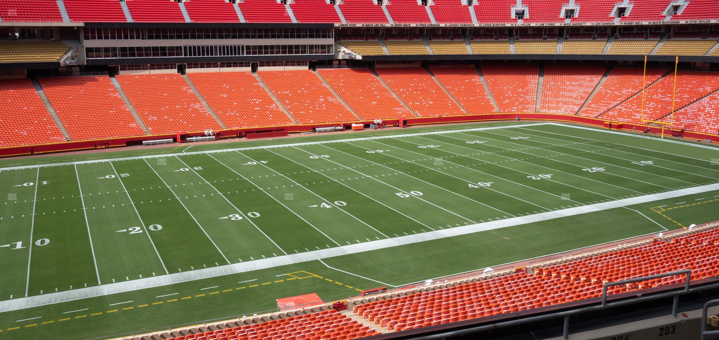 Seating view for GEHA Field at Arrowhead Stadium Section 204