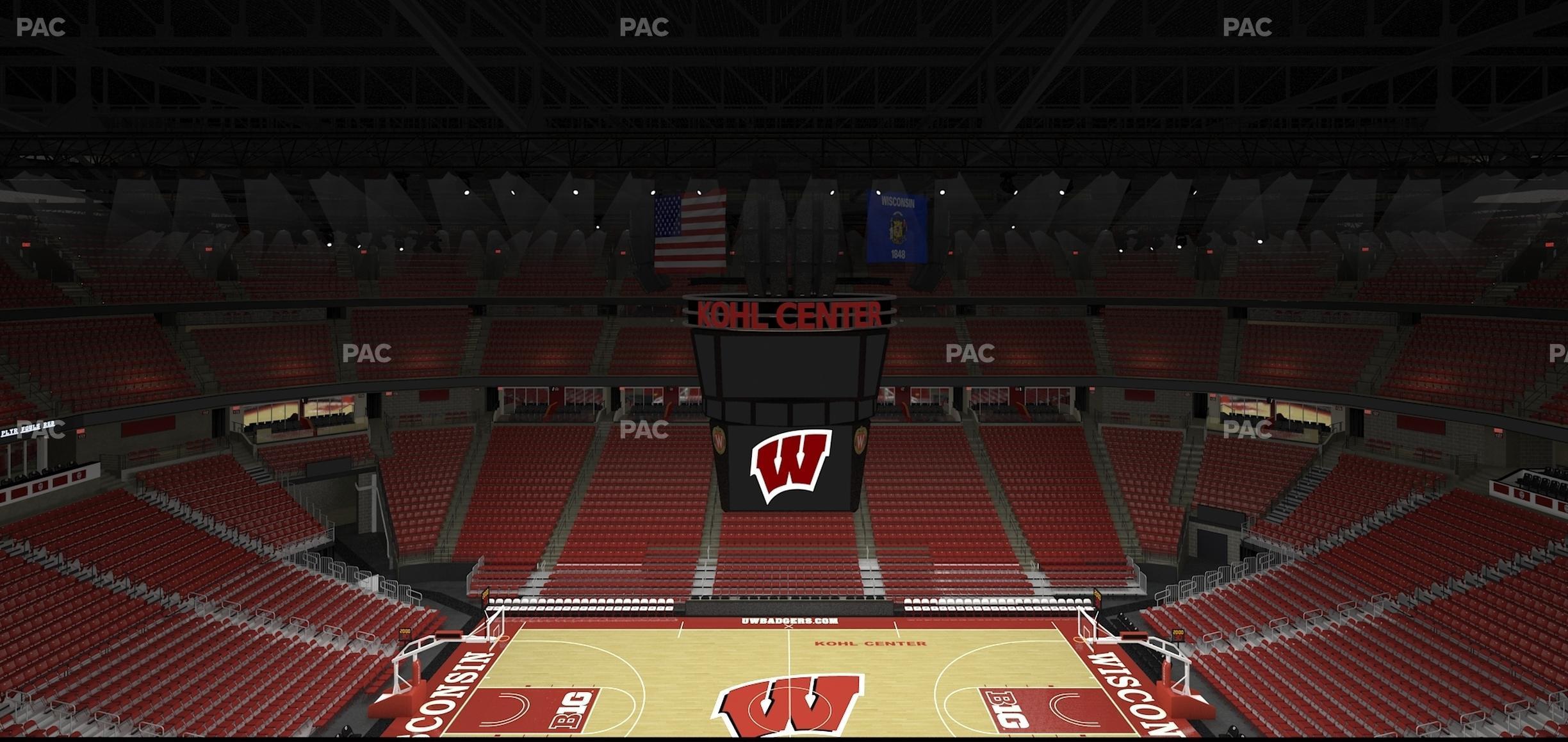 Seating view for Kohl Center Section 308